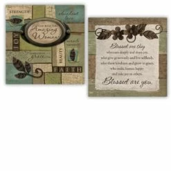 Cathedral Arts Amazing Woman ~ Blessed Inspirational 2-Side Block Box Sign Sale!