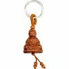 Kheops International Meditating Kwan Yin Wood Keychain