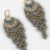Ten Thousand Villages Regal Macramé Earrings Handcrafted In Nepal