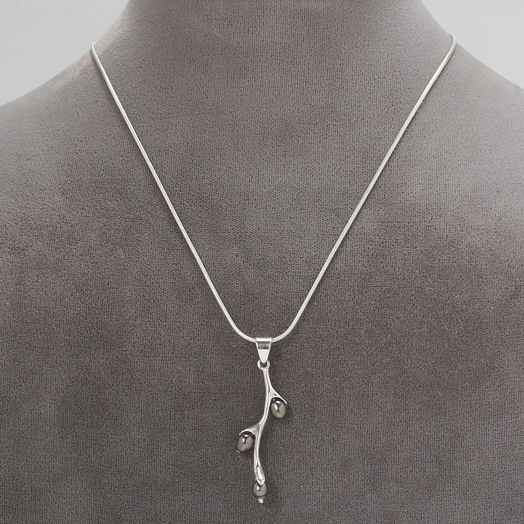 Best deal ๐ Ten Thousand Villages Global Fair Trade Gifts Willow Bud Pearl Sterling Silver Necklace Handcrafted In Nepal โ๏ธ 7 Ten Thousand Villages Global Fair Trade Gifts Willow Bud Pearl Sterling Silver Necklace Handcrafted In Nepal