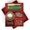 Ten Thousand Villages Complete Meditation & Relaxation Gift Set With Singing Bowl, Flags, Incense, Mantra Rock Handcrafted In Nepal Gift Sets