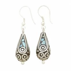 Ten Thousand Villages Mosaic Teardrop Earrings Handcrafted In Nepal Global Fair Trade Gifts