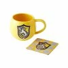 Enesco Hufflepuff Crest Mug & Coaster Harry Potter