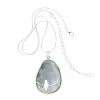 Ten Thousand Villages Global Fair Trade Gifts Moon Song Mother Of Pearl Sterling Silver Necklace Handcrafted In Peru