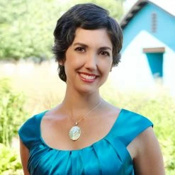 Ten Thousand Villages Mother Of Pearl Tree Of Light Sterling Silver Necklace Handcrafted In Peru