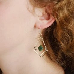 Wholesale 🔔 Ten Thousand Villages Global Fair Trade Gifts Turquoise Spell Earrings Handcrafted In Peru ✨ 7 Ten Thousand Villages Global Fair Trade Gifts Turquoise Spell Earrings Handcrafted In Peru