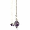 Best deal ⌛ Kheops International Amethyst & Crystal Chips Glass Sephoroton Pendulum - Healing ✨ 1 Kheops International Amethyst & Crystal Chips Glass Sephoroton Pendulum - Healing