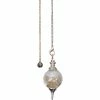Kheops International Salt & Selenite Chips Glass Sephoroton Pendulum - Cleansing