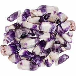 Kheops International Chevron Amethyst Tumbled Stone Crystals & Tumbled Stones