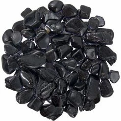 Kheops International Black Tourmaline Tumbled Stone