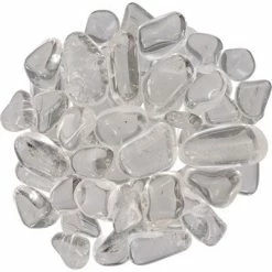 Kheops International Clear Crystal Quartz Tumbled Stone Crystals & Tumbled Stones