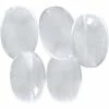 Wholesale 🤩 Kheops International Crystals & Tumbled Stones White Selenite Worry Stone ⌛ 1 Kheops International Crystals & Tumbled Stones White Selenite Worry Stone