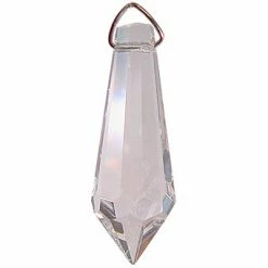 Kheops International Faceted Raindrop Point Clear Crystal Prism ~ A Joy Alchemy Gift
