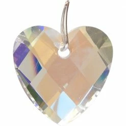 Kheops International Joy Alchemy Collection Aurora Borealis Faceted Heart Crystal Prism ~ A Joy Alchemy Gift