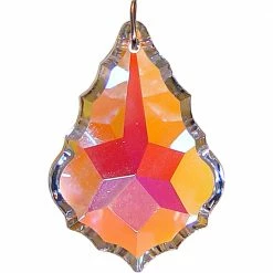 Kheops International Aurora Borealis Faceted Sacred Bell Crystal Prism ~ A Joy Alchemy Gift