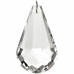 Kheops International Joy Alchemy Collection Faceted Teardrop Clear Crystal Prism ~ A Joy Alchemy Gift