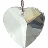 Kheops International Faceted Heart-Shaped Clear Crystal Prism ~ A Joy Alchemy Gift Joy Alchemy Collection