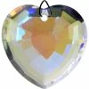 Kheops International Aurora Borealis Faceted Heart-Shaped Prism Crystal ~ A Joy Alchemy Gift Joy Alchemy Collection