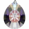 Kheops International Prisms & Hanging Crystals Fleur De Lis Crystal Prism (100 Mm) Aurora Borealis Finish