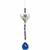 Kheops International Owl Hanging Crystal With Cut Glass Beads Prisms & Hanging Crystals