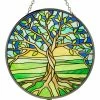 Kheops International Tree Of Life Glass Suncatcher Prisms & Hanging Crystals