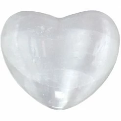 Dave & Shannon Full Moon Blessed Heart-Shaped Carved Selenite ~ A Joy Alchemy Gift Joy Alchemy Collection