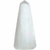 Kheops International Selenite Carving Tapered Gemstone Point Crystals & Tumbled Stones