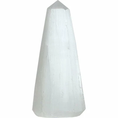 Best Sale โจ Kheops International Selenite Carving Tapered Gemstone Point Crystals & Tumbled Stones ๐ฅฐ 3 Kheops International Selenite Carving Tapered Gemstone Point Crystals & Tumbled Stones