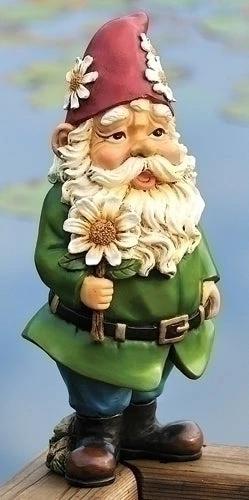 Coupon 😍 Roman, Inc. Garden Gnome With Daisies Statue 🎉 3 Roman, Inc. Garden Gnome With Daisies Statue