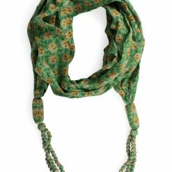 Ten Thousand Villages Beaded Sari Infinity Scarf Handcrafted In Bangladesh Global Fair Trade Gifts