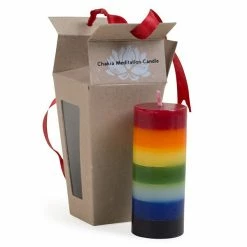 Ten Thousand Villages Global Fair Trade Gifts Chakra Meditation Candle Handcrafted In India