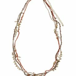 Ten Thousand Villages Global Fair Trade Gifts Braided Bits Crochet And Beads Necklace Handcrafted In India