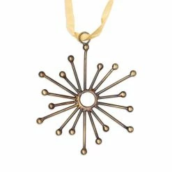 Ten Thousand Villages Retro Ironwork Snowburst Ornament Handcrafted In India Global Fair Trade Gifts