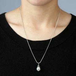 Ten Thousand Villages Andromeda Droplet Necklace Handcrafted In India