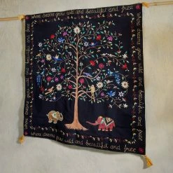 Ten Thousand Villages Dream Tree Wall Hanging Handcrafted In India