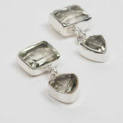 Ten Thousand Villages Green Amethyst Post Earrings Handcrafted In India Global Fair Trade Gifts