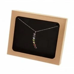 Ten Thousand Villages Chakra Gemstones Sterling Silver Necklace Handcrafted In India Global Fair Trade Gifts