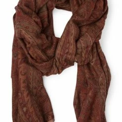 Ten Thousand Villages Legacy Jacquard Wool Scarf Handcrafted In India
