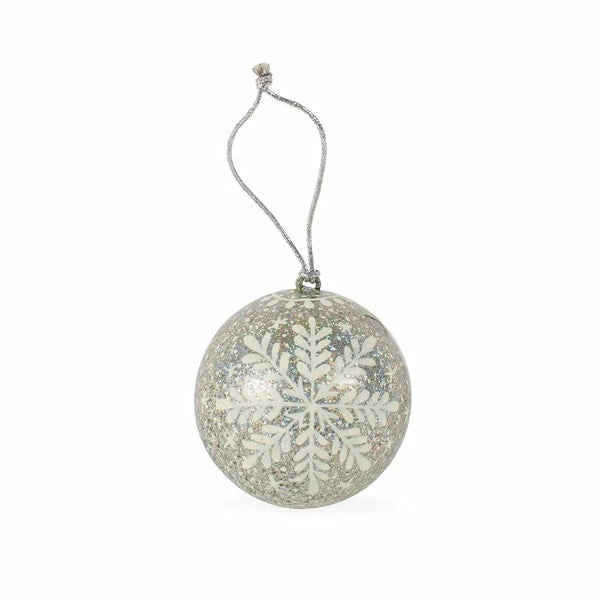 Budget 🛒 Ten Thousand Villages Global Fair Trade Gifts Glitter Snowflake Ornament Handcrafted In India 🛒 3 Ten Thousand Villages Global Fair Trade Gifts Glitter Snowflake Ornament Handcrafted In India