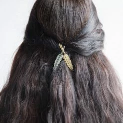 Ten Thousand Villages Global Fair Trade Gifts Feather Folklore Hair Clips Handcrafted In India