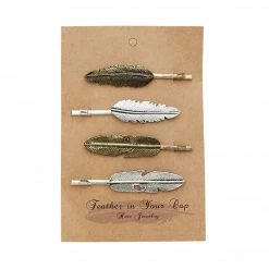 Ten Thousand Villages Global Fair Trade Gifts Feather Folklore Hair Clips Handcrafted In India