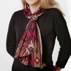 Ten Thousand Villages Tribal Tales Cotton Scarf Handcrafted In India Global Fair Trade Gifts