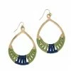 Discount 👏 Ten Thousand Villages Global Fair Trade Gifts Crisscross Thread Earrings Green & Blue Handcrafted In India 😀 1 Ten Thousand Villages Global Fair Trade Gifts Crisscross Thread Earrings Green & Blue Handcrafted In India