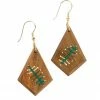 Ten Thousand Villages Folksy Fern Earrings Handcrafted In India Global Fair Trade Gifts