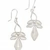 Ten Thousand Villages Lily Filigree Earrings Handcrafted In Indonesia