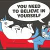 Ata Boy Unicorns Unicorn Believe In Yourself Shrink Magnet