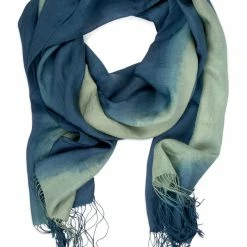 Ten Thousand Villages Global Fair Trade Gifts Marshlands Silk Scarf Handcrafted In Laos