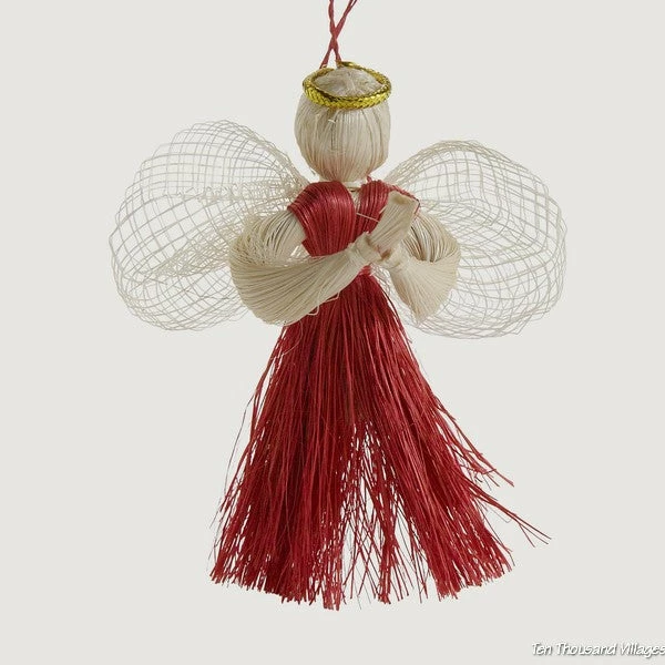 New ๐ Ten Thousand Villages Global Fair Trade Gifts Angel Of Nature Ornament Handcrafted In Philippines โ๏ธ 3 Ten Thousand Villages Global Fair Trade Gifts Angel Of Nature Ornament Handcrafted In Philippines