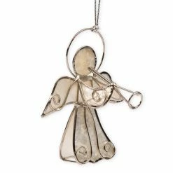 Ten Thousand Villages Herald Angel Capiz Ornament Handcrafted In Philippines