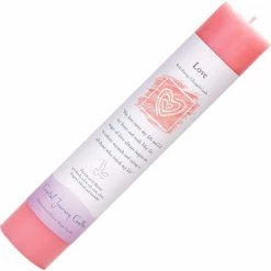 Reiki Infused Herbal Pillar Candles By Crystal Journey Candles Candles & Accessories